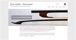 Desktop Screenshot of hoffer-bows.com